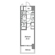 アドバンス天王寺南パキラの間取り画像