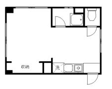 西麻布B．G．Aの間取り画像