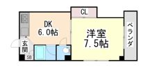 城村マンションの間取り画像
