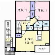 ベルフォールⅡCの間取り画像