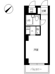 スカイコート横浜日ノ出町の間取り画像