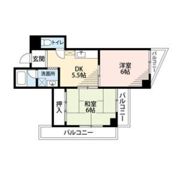 アローハイツの間取り画像