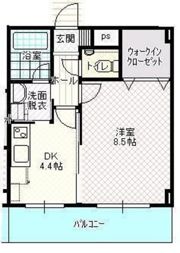 ハートフル医大南の間取り画像