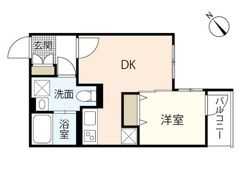 ヴィラ博丈(ヒロタケ)庚午北の間取り画像