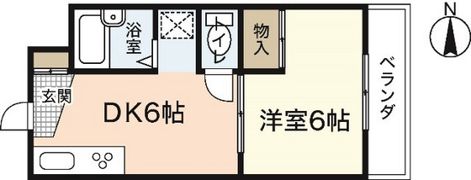 クレストビュー長束の間取り画像