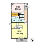 ルーム寺島の間取り画像