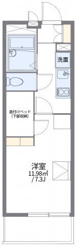 レオパレス見付山の間取り画像