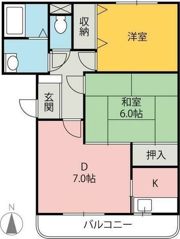 プラムマンションの間取り画像