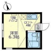 ユナイト花月マジャスタークの間取り画像