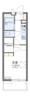 レオパレスニューセレッソの間取り画像