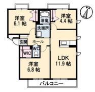 クローバー21 A棟の間取り画像