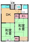 宇佐美アパートの間取り画像