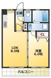 マツダマンションの間取り画像