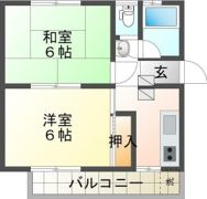 屋島マンションの間取り画像