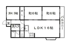 YSビル岡南の間取り画像