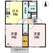 フレンドリーハイツ日野Ⅱの間取り画像