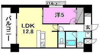 いよてつロフティ立花の間取り画像