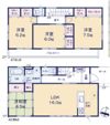 見沼区御蔵戸建の間取り画像