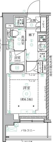 ベルシード川崎大師の間取り画像
