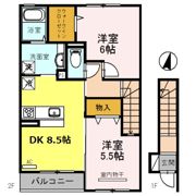 D－room下井阪南の間取り画像