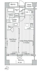 グランハイツ白金の間取り画像