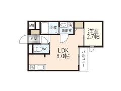 月光南観音四番館の間取り画像