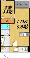 LECOCON天白の間取り画像