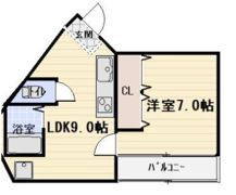 第2菅又マンションの間取り画像