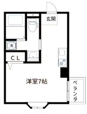 グランベール2号館の間取り画像