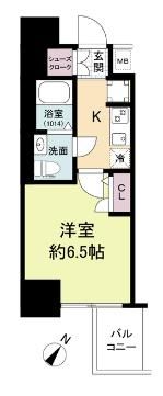 セレニテ神戸ミラクの間取り画像