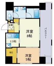 カルテット博多の間取り画像