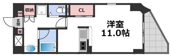 CITY SPIRE上町台の間取り画像