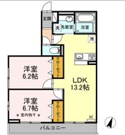カーサドマーニの間取り画像