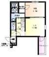 フジパレス井高野Ⅰ番館の間取り画像