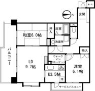 エスト・メルベーユの間取り画像