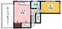春岡マンションの間取り画像
