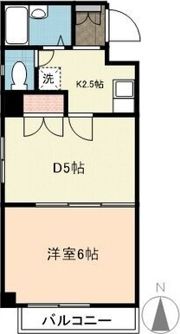ホーメスト東山通の間取り画像