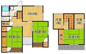 沼緑町1丁目戸建ての間取り画像