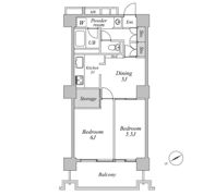 六本木ビュータワーの間取り画像
