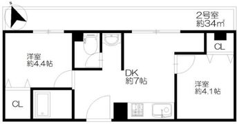 藤井ビルの間取り画像