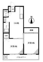 ニュー天沼マンションの間取り画像