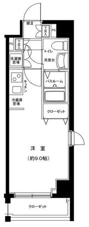 グランフォース横浜関内の間取り画像