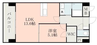 サムティ熊本近見Ⅰの間取り画像