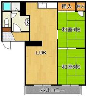 P－ARK曽根D棟の間取り画像