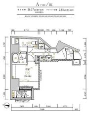 RELUXIA北千住の間取り画像