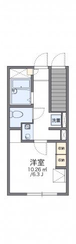 レオパレス学園町ハイツの間取り画像