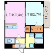 LA PAISIBLE（ラ・ペジブル）の間取り画像
