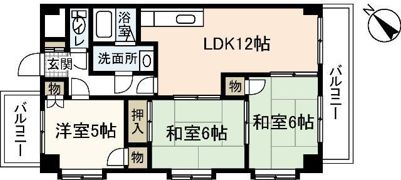 ビラバロンⅠの間取り画像
