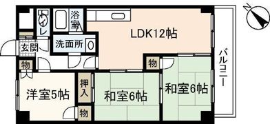ビラバロンⅡの間取り画像