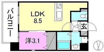 アルファプレミアム高砂の間取り画像